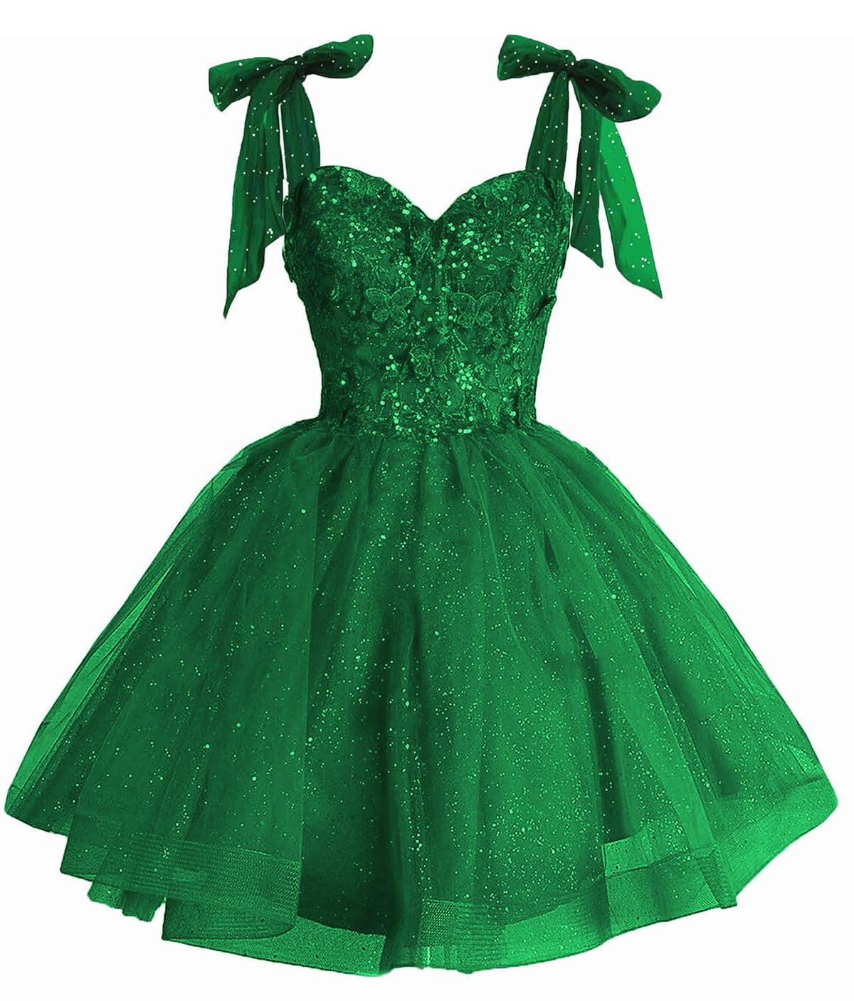 Girls Red Sequin Flower Girl Dress with Bow Straps