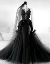 Black v neck tulle lace long prom dresses black tulle lace formal dresses,HO257