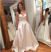 A-line prom dress Short Sleeve Lace-up Back Long Prom Dress Evening Dress,PD4558721