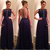 navy prom Dress,charming Prom Dress,long prom dress,formal prom dress,evening dress,BD1002