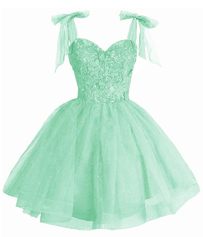 Girls Red Sequin Flower Girl Dress with Bow Straps