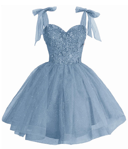 Girls Red Sequin Flower Girl Dress with Bow Straps