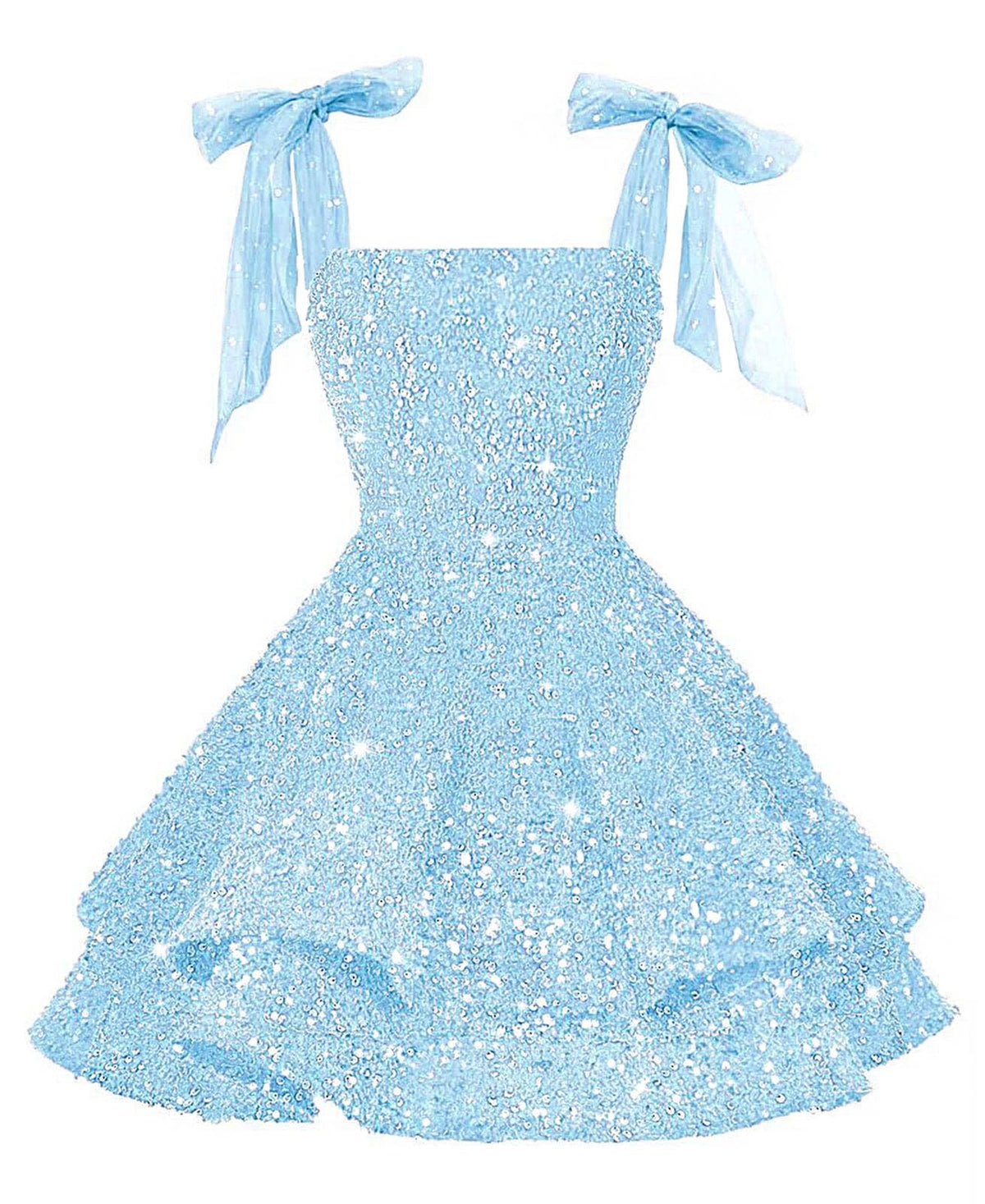 Girls Pink Sequin Flower Girl Dress with Bow Straps