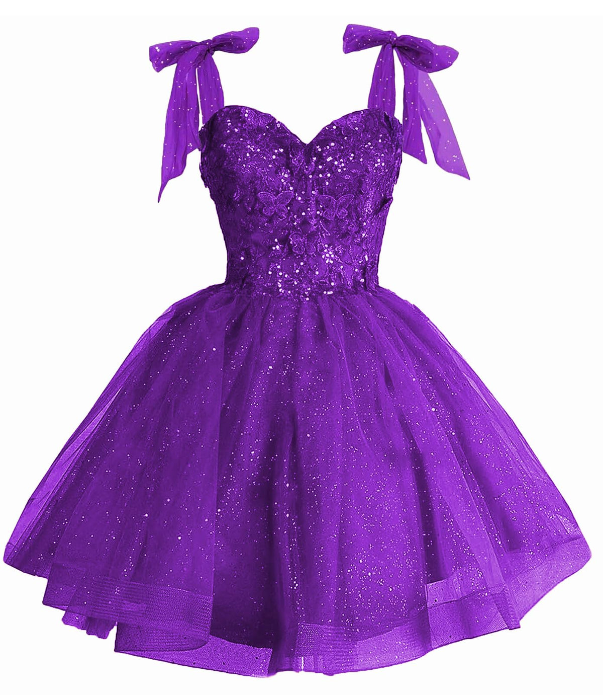Girls Red Sequin Flower Girl Dress with Bow Straps
