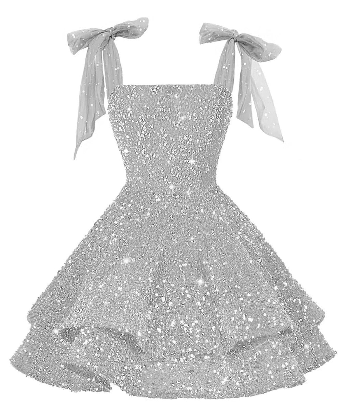 Girls Pink Sequin Flower Girl Dress with Bow Straps