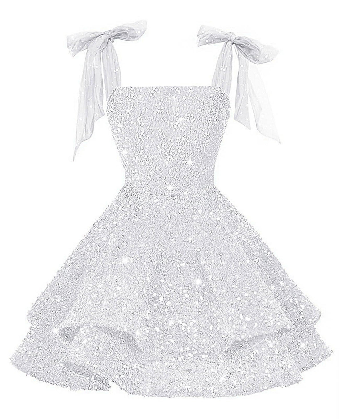 Girls Pink Sequin Flower Girl Dress with Bow Straps