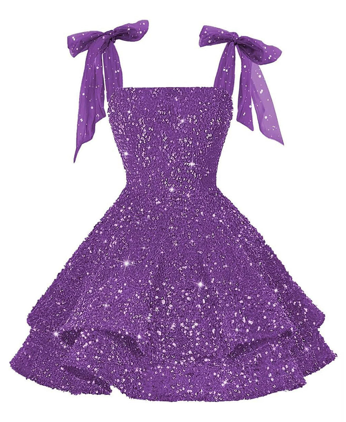 Girls Pink Sequin Flower Girl Dress with Bow Straps