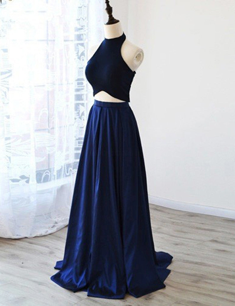 Two Pieces Prom Dresses, Off-shoulder Prom Dress,Dresses For Prom,Fashion Prom Dress,BD001