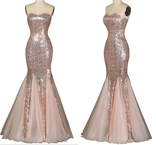 Long Prom Dresses,Charming Prom Dress,sequin Prom dress,mermaid prom Dress,BD425