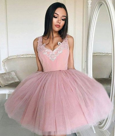 Sweetheart Homecoming Dress,A-line Homecoming Dresses,Cute Homecoming Dress,Pink Homecoming Dresses,PD00128
