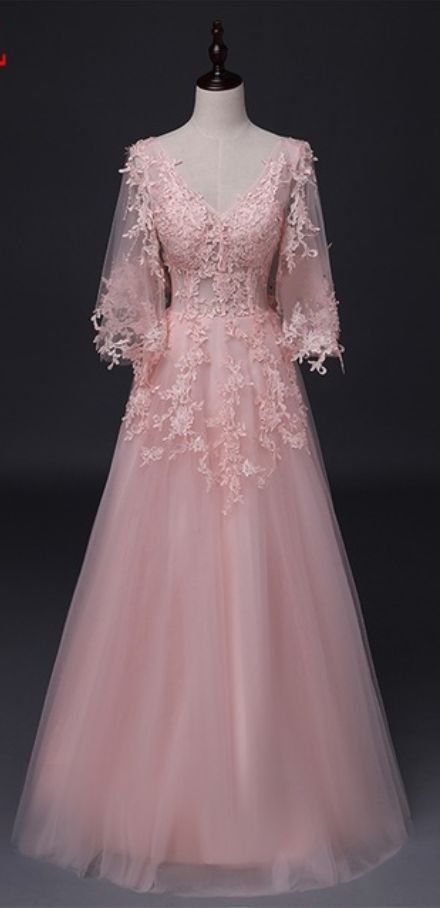 A long sleeved dress at night wedding dresses,BD15446