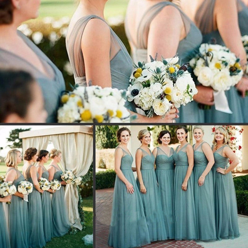 Simple Bridesmaid Dresses,A-line Bridesmaid Dress,V-neck Bridesmaid Dress,Cheap Bridesmaid Dresses,High Quality Bridesmaid Dress,PD0087