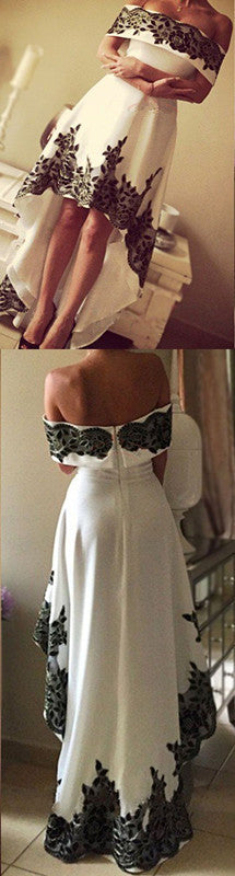 High Low Prom Dresses,Off-shoulder Prom Dress,Modern Prom Dresses,New Arrival Prom Dress,Fashion Prom Dresses,PD0096