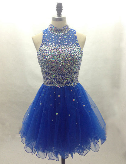 Royal blue Homecoming dress,short prom Dress,charming Prom Dresses,Party dress for girls,BD360