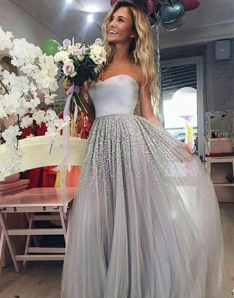sweetheart charming sliver simple chic long prom dress,HO187