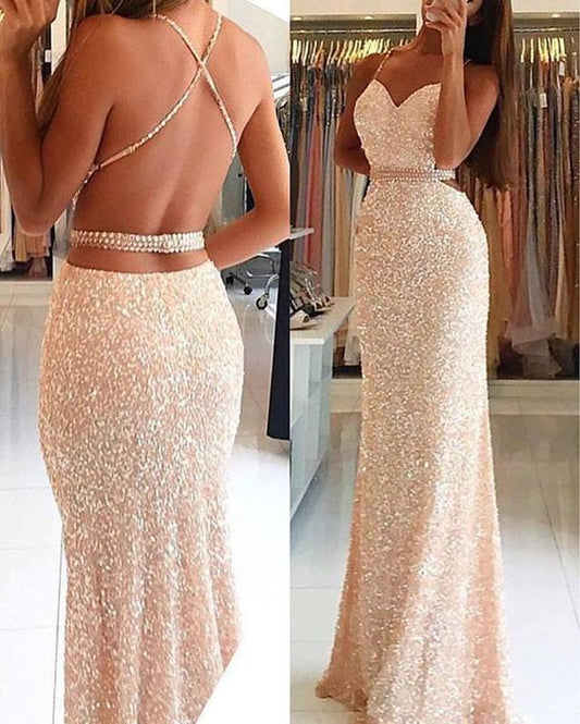 Sexy Prom Dress,Mermaid Prom Dresses,Sleeveless Evening Dresses,PD4558900