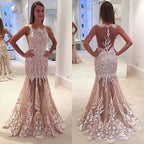 Mermaid Prom Dresses, Appliques Prom Dress,Elegant Prom Dresses,See-through Prom Dress,Cheap Prom Dresses,PD00230