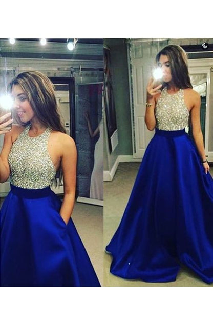 royal blue prom dress,long Prom Dress,charming prom dress,party dress,BD1371