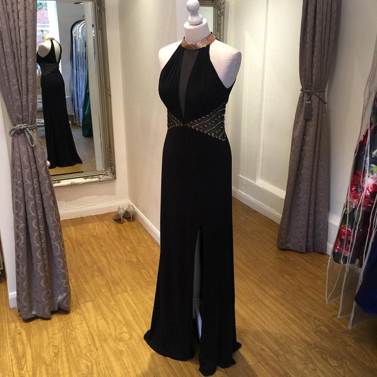 Halter Prom Dresses,O-neck Prom Dress,Leg Slit Prom Dress,Modern Prom Dress,PD0068