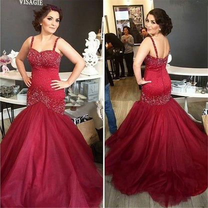 Mermaid Prom Dresses,Spaghetti Prom Dress,Burgundy Prom Dresses,Off-shoulder Prom Dress,Cheap Prom Dresses,PD00264