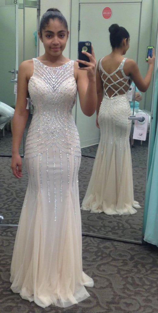 Mermaid Prom Dresses,Crystal Prom Dress,Gorgeous Prom Dresses,Beading Prom Dress,Cheap Prom Dresses,PD00266