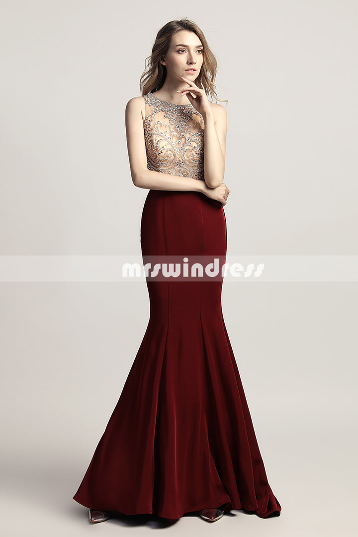 Simple Prom Dresses,Vintage Prom Gowns,Long Evening Dress, Evening dresses,LX414