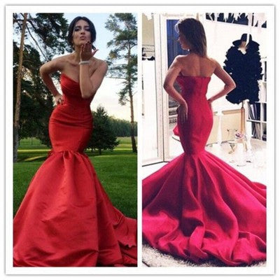 Red Prom Dresses,Mermaid Party Dress,Gorgeous Prom Dress,High Quality Prom Dress,PD0058