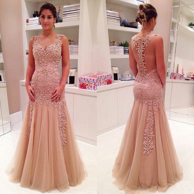 Charming Prom Dress,Mermaid prom dress,Backless prom dress,Long prom dress,evening dress,BD381