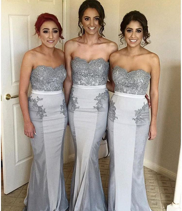 Strapless Bridesmaid Dresses,Mermaid Bridesmaid Dress,Sleeveless Bridesmaid Dress,Cheap Bridesmaid Dresses,New Arrival Bridesmaid Dress,PD00133