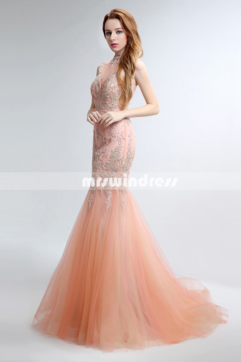 Simple Prom Dresses,Vintage Prom Gowns,long Evening Dress, Evening dresses,LX153