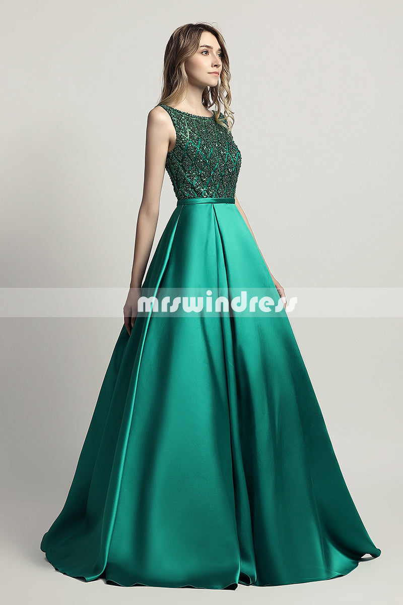 Simple Prom Dresses,Vintage Prom Gowns,Long Evening Dress, Evening dresses,LX443