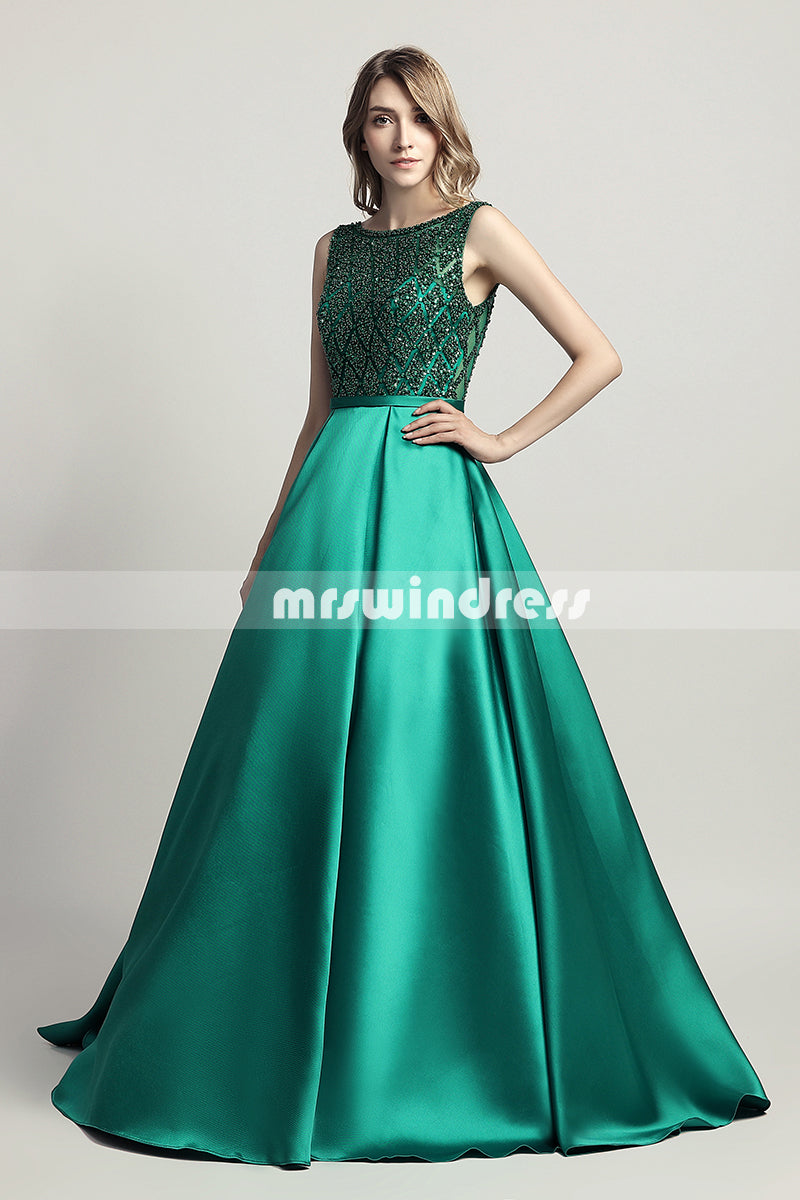 Simple Prom Dresses,Vintage Prom Gowns,Long Evening Dress, Evening dresses,LX443