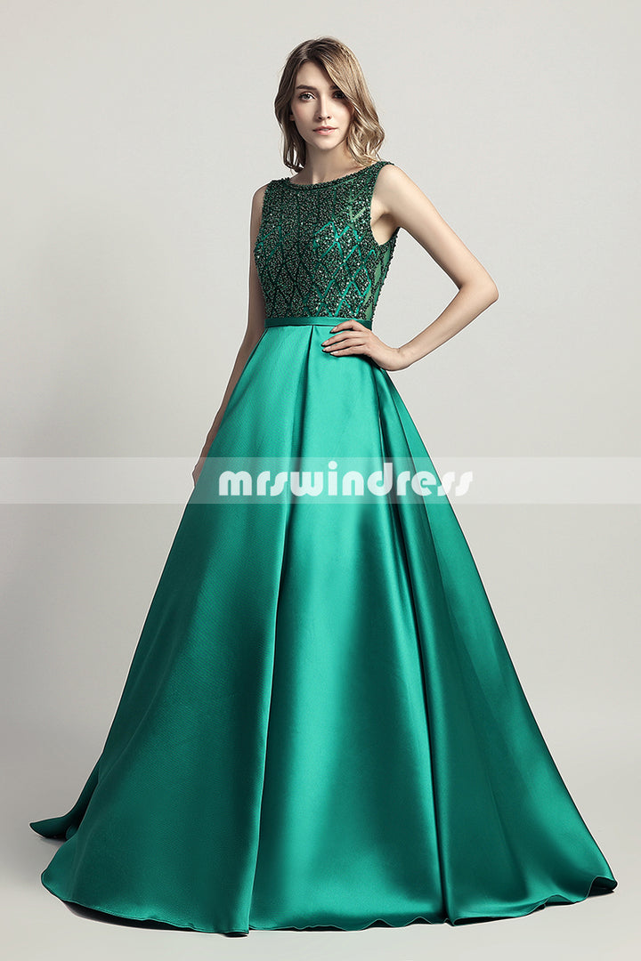 Simple Prom Dresses,Vintage Prom Gowns,Long Evening Dress, Evening dresses,LX443