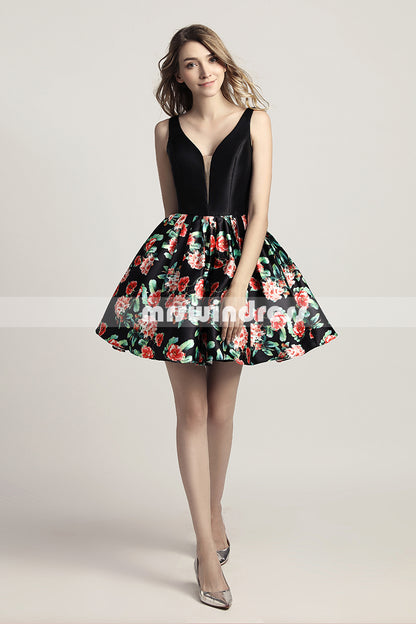 Simple Prom Dresses,Vintage Prom Gowns,Short Evening Dress, Homecoming dresses,LX434