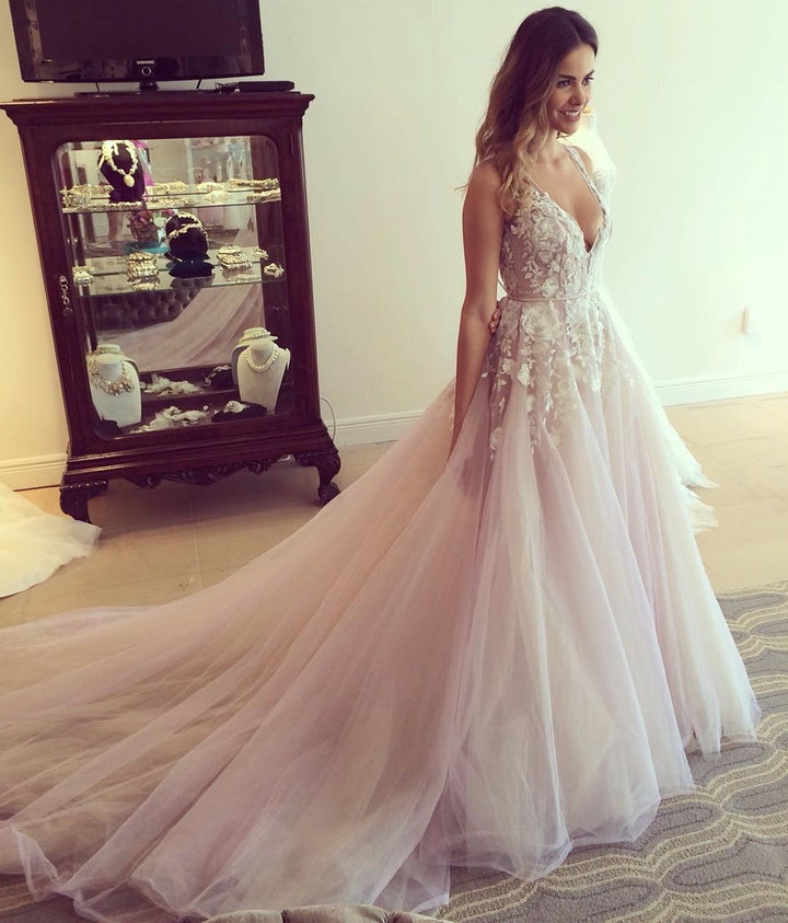 Gorgeous Prom Dresses,A-line Prom Dress,V-neck Prom Dresses,Cheap Prom Dress,Fashion Prom Dresses,PD00130