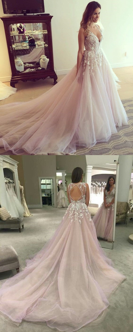 Gorgeous Prom Dresses,A-line Prom Dress,V-neck Prom Dresses,Cheap Prom Dress,Fashion Prom Dresses,PD00130
