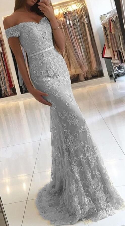 Sexy Mermaid Prom Dresses,Off the Shoulder Prom Dresses,Long Eveing Dress,Grey Prom Dresses,Prom Dresses for Women,Prom Dresses for Teens,Charming Prom Dresses,Dresses for Weddings,BD1466