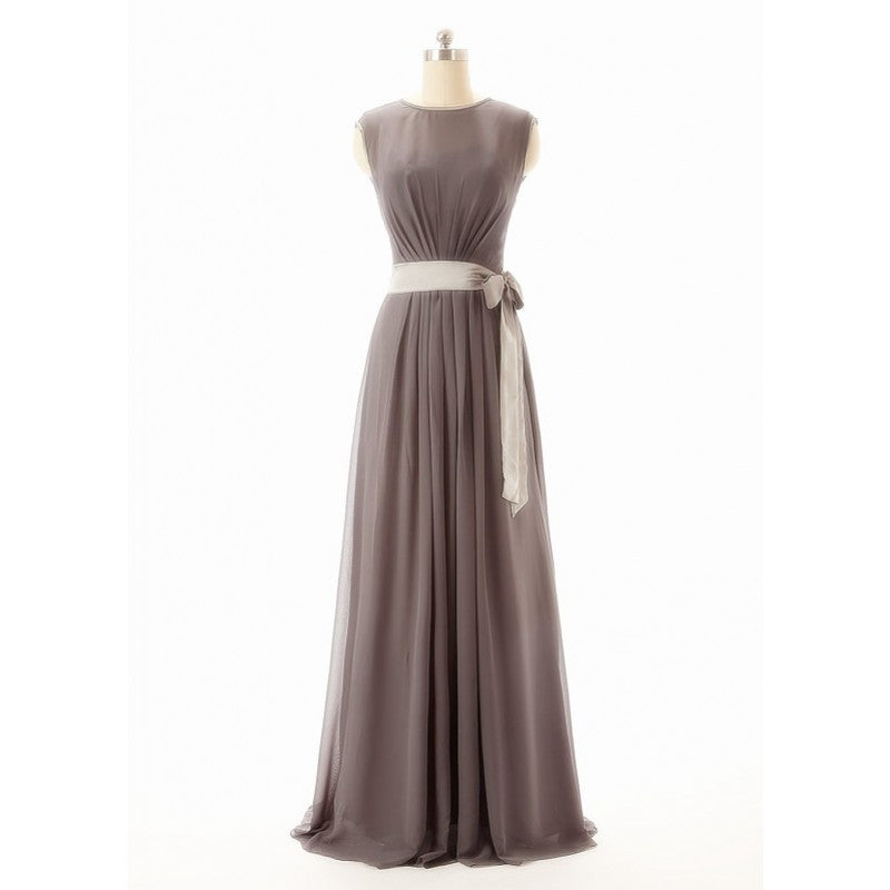Long bridesmaid dress,gray bridesmaid dress,long bridesmaid dress,cheap chiffon prom dress,BD422