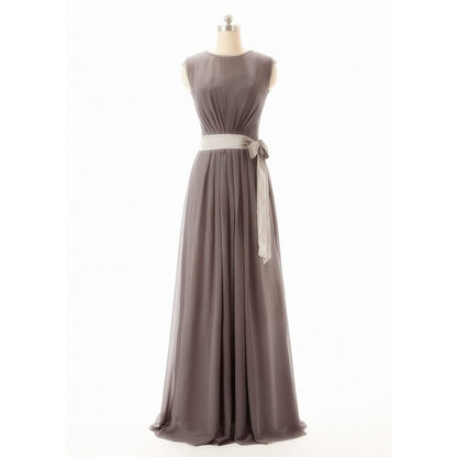 Long bridesmaid dress,gray bridesmaid dress,long bridesmaid dress,cheap chiffon prom dress,BD422