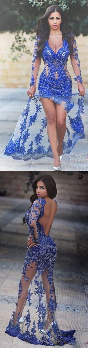 Royal Blue Prom Dresses,Mermaid Prom Dress,Appliques Prom Dress,Sexy Evening Dresses,Long Formal Gowns,Beading Prom Dresses,BD16482