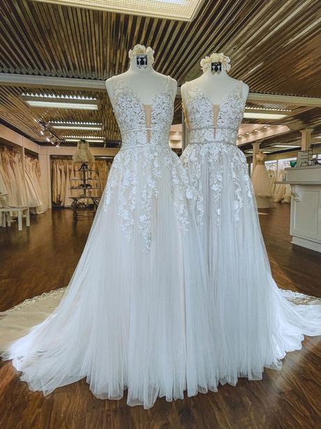 Light champagne v neck tulle lace long prom dress lace evening dress,PD2207