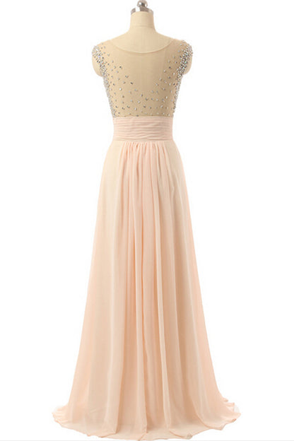 Long Prom Dresses,Blush pink Prom Dresses,Charming Prom Dress,Bridesmaid Dress,BD146