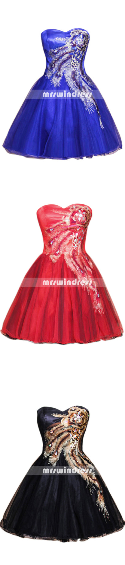 Simple Prom Dresses,Vintage Prom Gowns,Short Evening Dress, Homecoming Dresses,SD039B