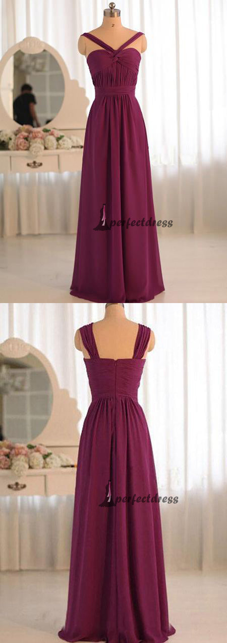 Cheap Prom Dresses, Straps A-line Floor-length Sexy Prom Dresses,PD4558755