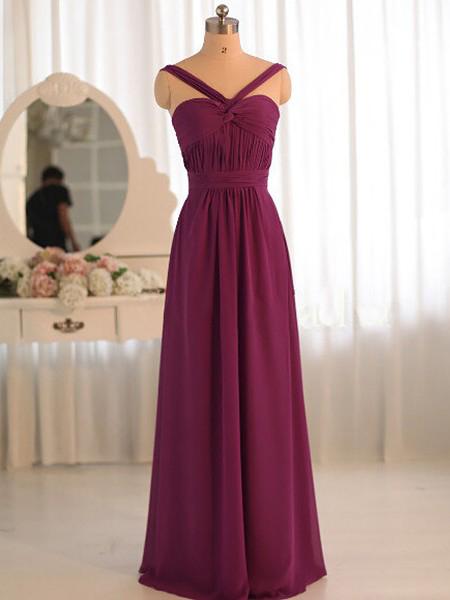 Cheap Prom Dresses, Straps A-line Floor-length Sexy Prom Dresses,PD4558755