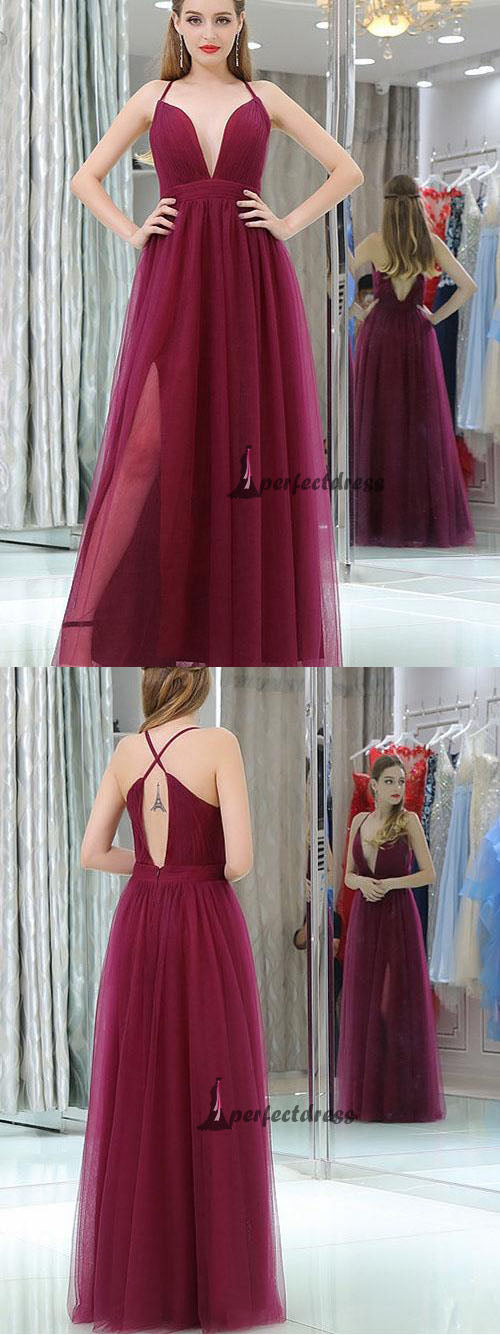 Cheap Prom Dresses, Halter A-line Floor-length Sexy Prom Dresses,PD4558754