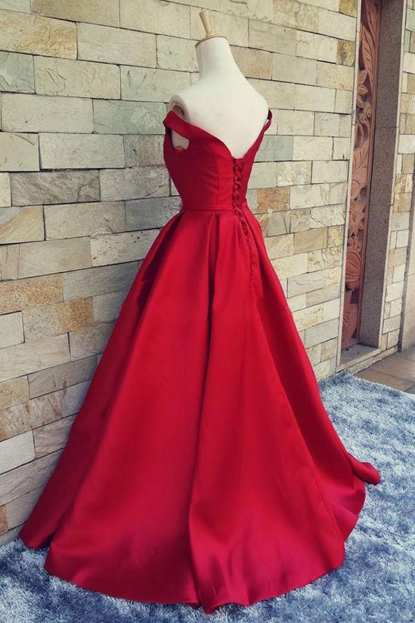 A-line prom dress Short Sleeve Lace-up Back Long Prom Dress Evening Dress,PD45587210