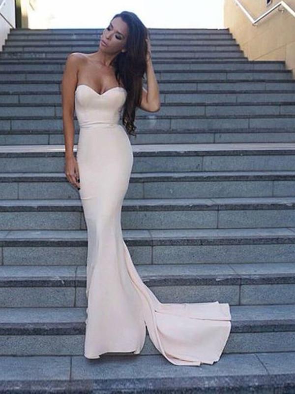 Simple Long Prom Dress, Sweetheart Mermaid Prom Dresses,PD4558736