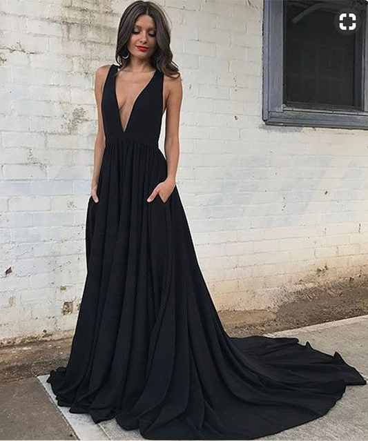 prom dresses,prom dresses long,prom dresses black,simple dresses ,PD455838