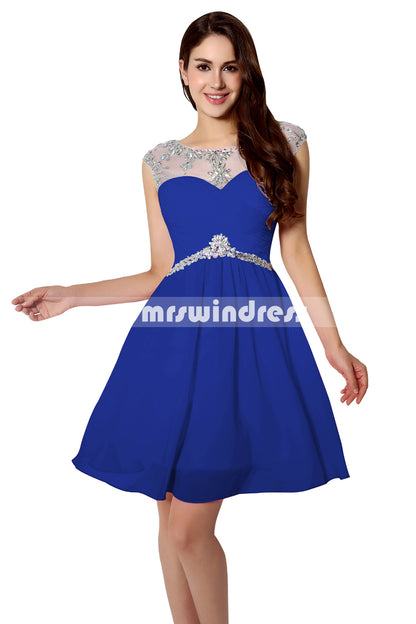 Simple Prom Dresses,Vintage Prom Gowns,Short Evening Dress, Homecoming Dresses,SD218